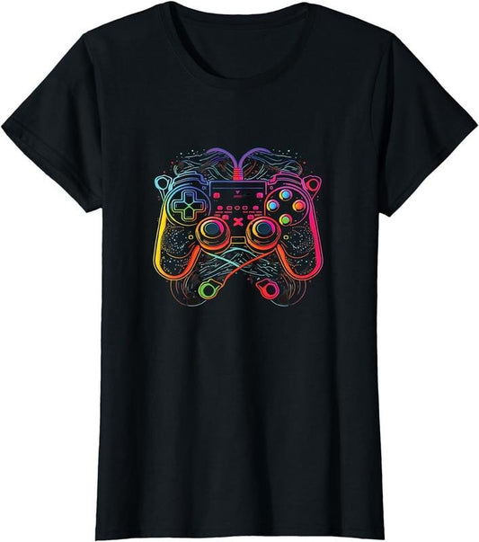 [100% Cotton]Gamer Aesthetic Graphic Gaming Video Games Boys Teens Kids T-Shirt