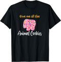 [100% Cotton]Give Me All The Animal Cookies Funny Frosted Food Crackers T-Shirt Hoodie, Sweatshirt | PureTeeCo.com