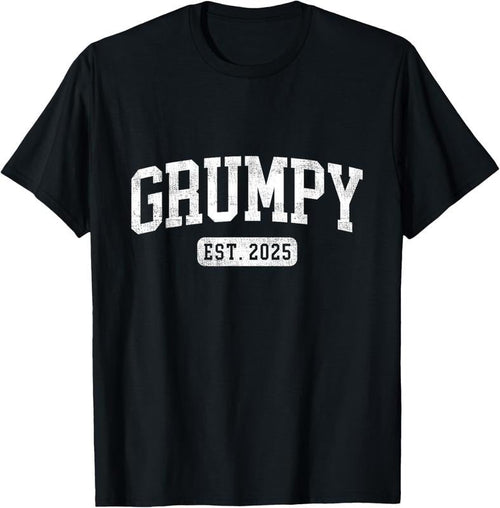 100% Cotton Grumpy Est 2025 Promoted To Grumpy Announcement T-Shirt Hoodie, Sweatshirt | PureTeeCo.com