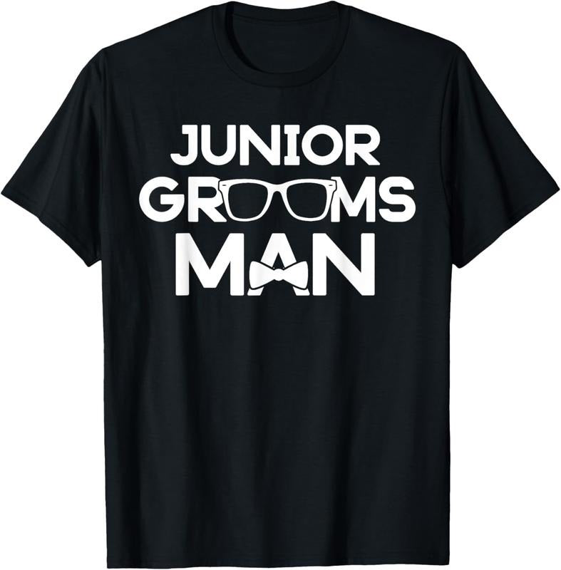 100% Cotton Junior Groomsman Wedding Party Gift T-Shirt Hoodie, Sweatshirt | PureTeeCo.com