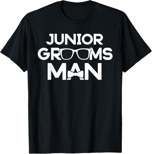 100% Cotton Junior Groomsman Wedding Party Gift T-Shirt Hoodie, Sweatshirt | PureTeeCo.com