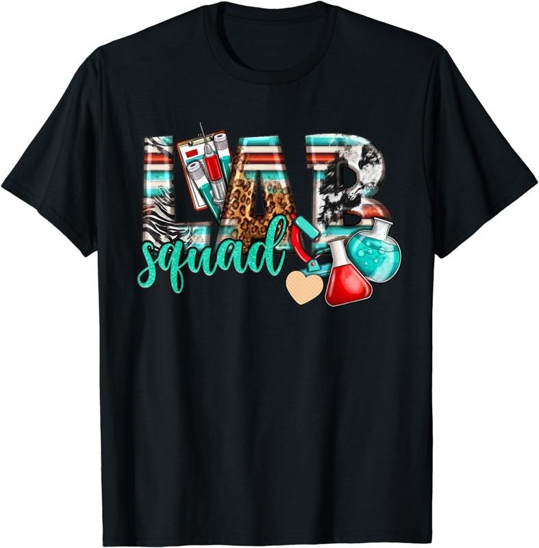 [100% Cotton]Lab Squad Lab Team Medical Laboratory Technician Funny T-Shirt Hoodie, Sweatshirt | PureTeeCo.com