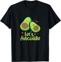 [100% Cotton]Let's Avocuddle Cute Avocado Couple Valentine's Day Kawaii T-Shirt Hoodie, Sweatshirt | PureTeeCo.com