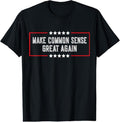 100% Cotton Let's Make Common Sense Great Again Funny Common Sense T-Shirt Hoodie, Sweatshirt | PureTeeCo.com