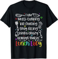 [100% Cotton]Lunch Lady Cute Appreciation Cafeteria Worker Back To School T-Shirt Black Hoodie, Sweatshirt | PureTeeCo.com