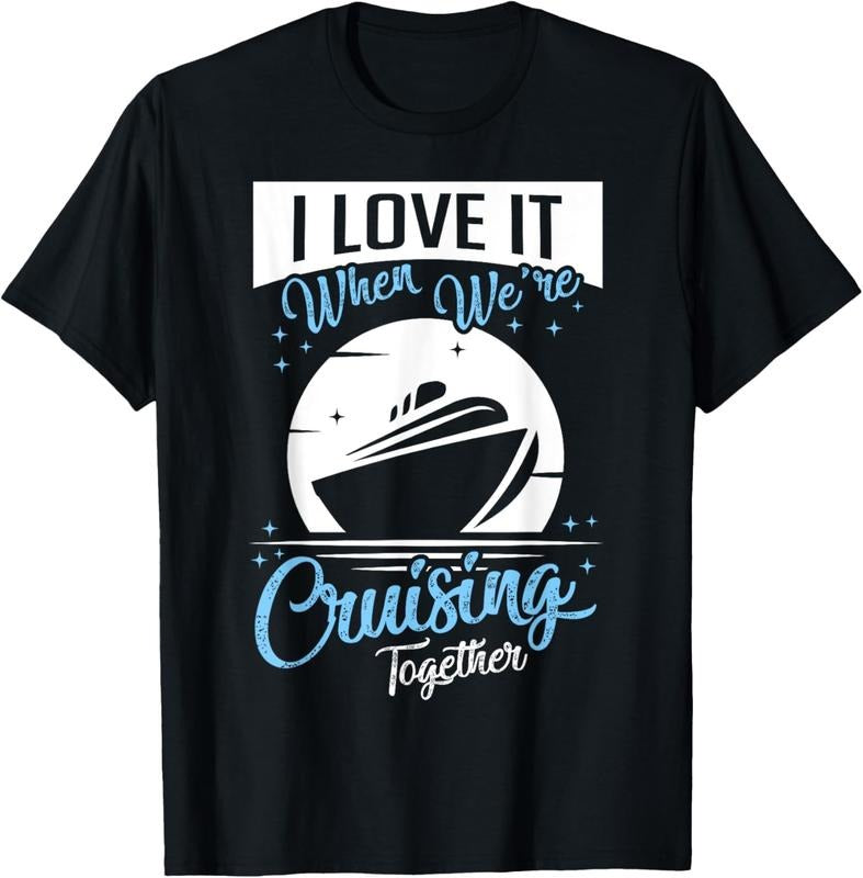 100% Cotton Matching Couple Shirt Cruising Vacation Cruise Ship Gift T-Shirt Hoodie, Sweatshirt | PureTeeCo.com