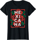 [100% Cotton]Mexican Independence Day Mexicana Roses Women Girls Kids T-Shirt Hoodie, Sweatshirt | PureTeeCo.com