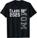 100% Cotton Mom Senior 2025 Proud Mom Of A Class Of 2025 Graduate Mother T-Shirt Hoodie, Sweatshirt | PureTeeCo.com