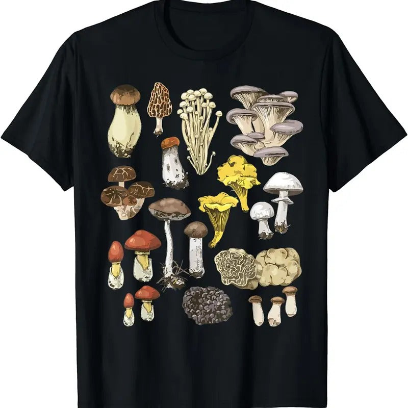 [100% Cotton]Mushroom Mycology Fungi Foraging Cottagecore Cute Teen Girl T-Shirt Hoodie, Sweatshirt | PureTeeCo.com