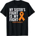 [100% Cotton]My Sister's Fight is My Fight Leukemia Awareness Shirt Hoodie, Sweatshirt | PureTeeCo.com