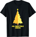 100% Cotton Oh Christmas Cheese Funny Cheese Lovers Gift T-Shirt Hoodie, Sweatshirt | PureTeeCo.com