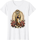 [100% Cotton]Our Lady Virgen De Guadalupe Virgin Mary Catholic Saint Art T-Shirt Hoodie, Sweatshirt | PureTeeCo.com