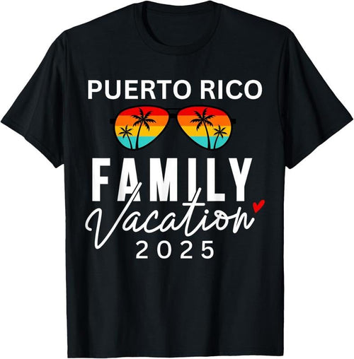 100% Cotton Puerto Rico Family Vacation 2025 Beach Summer Trip Matching T-Shirt Hoodie, Sweatshirt | PureTeeCo.com