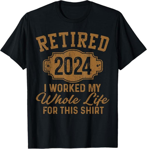 100% Cotton Retirement Gifts Men Women Retired 2024 T-Shirt Hoodie, Sweatshirt | PureTeeCo.com