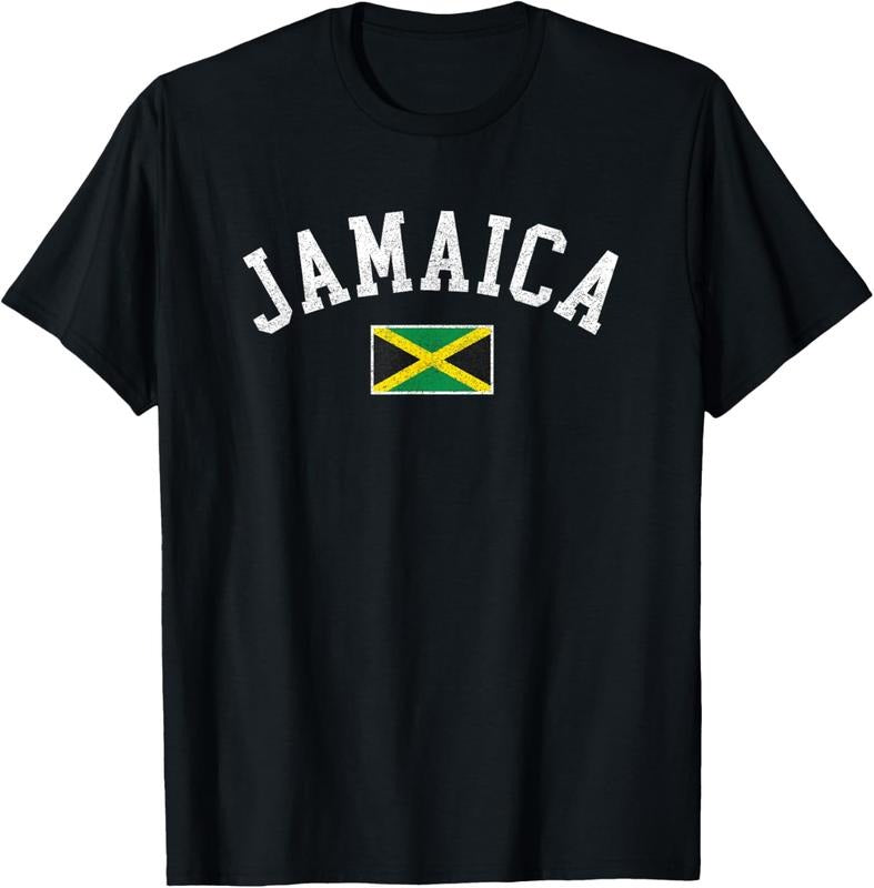 100% Cotton Retro Jamaica Flag Vintage Jamaican Travel Souvenir Boy Girl T-Shirt Hoodie, Sweatshirt | PureTeeCo.com