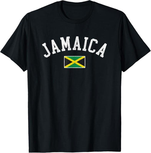 100% Cotton Retro Jamaica Flag Vintage Jamaican Travel Souvenir Boy Girl T-Shirt Hoodie, Sweatshirt | PureTeeCo.com