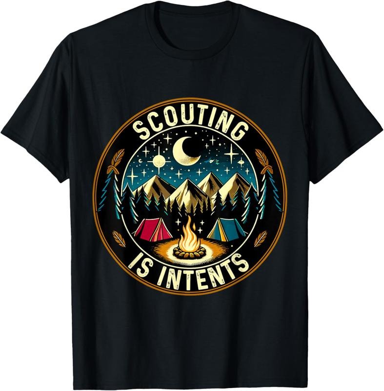 100% Cotton Scouting is Intents Scout Camper Camping T-Shirt Hoodie, Sweatshirt | PureTeeCo.com
