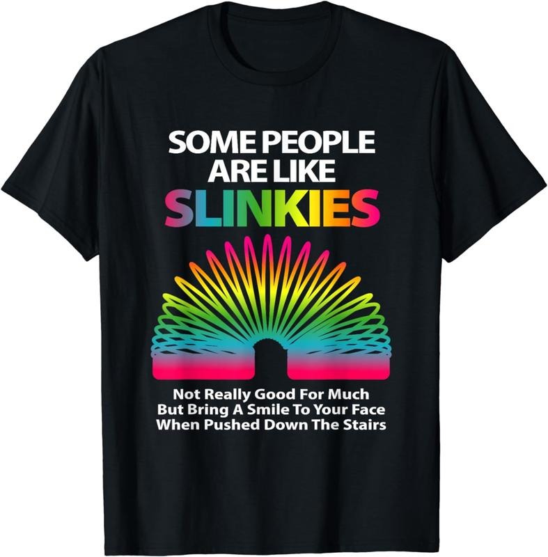 [100% Cotton]Some people are like slinkies Sarcastic Or Cool Person T-Shirt Hoodie, Sweatshirt | PureTeeCo.com