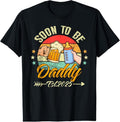 100% Cotton Soon To Be Daddy 2025 First Time Daddy 2025 Retro New Dad T-Shirt Hoodie, Sweatshirt | PureTeeCo.com
