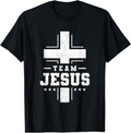 [100% Cotton]Team Jesus T-Shirt Hoodie, Sweatshirt | PureTeeCo.com