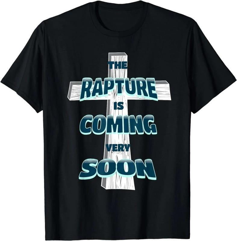 [100% Cotton]The Rapture is Coming Soon Jesus is Coming Back Prophecy T-Shirt Hoodie, Sweatshirt | PureTeeCo.com