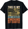100% Cotton This Is My Meat Smoking T-Shirt Vintage Men BBQ Smoker Grill T-Shirt Hoodie, Sweatshirt | PureTeeCo.com