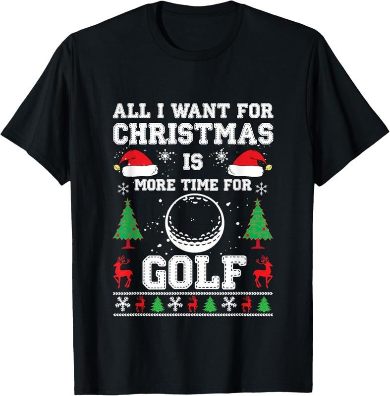 100% Cotton Ugly Christmas Shirts Men's Dry Fit Golf Xmas Holiday Gifts T-Shirt Hoodie, Sweatshirt | PureTeeCo.com