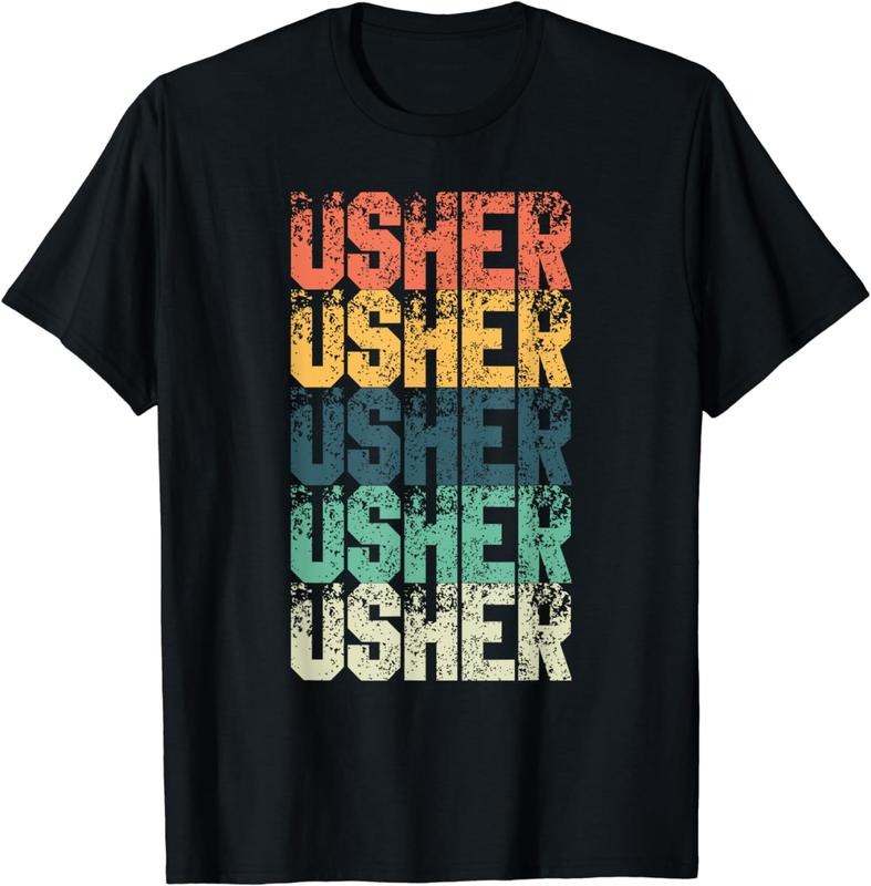 [100% Cotton]Usher Retro For Ushers T-Shirt Hoodie, Sweatshirt | PureTeeCo.com