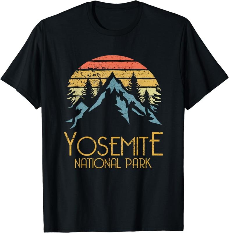 [100% Cotton]Vintage Yosemite National Park California T-Shirt Hoodie, Sweatshirt | PureTeeCo.com
