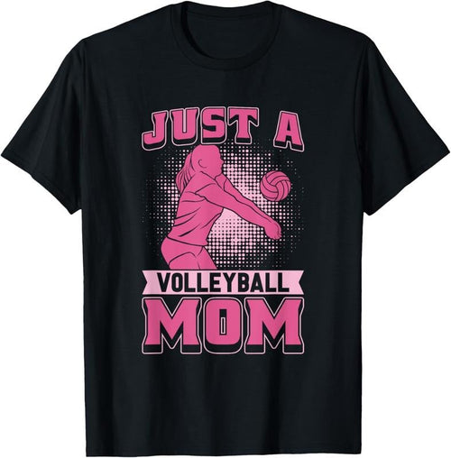 100% Cotton Volleyball Beach - Vball Just A Volleyball Mom T-Shirt Hoodie, Sweatshirt | PureTeeCo.com