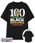 100 Years of Black Excellence 1926-2026 Black History Month shirt