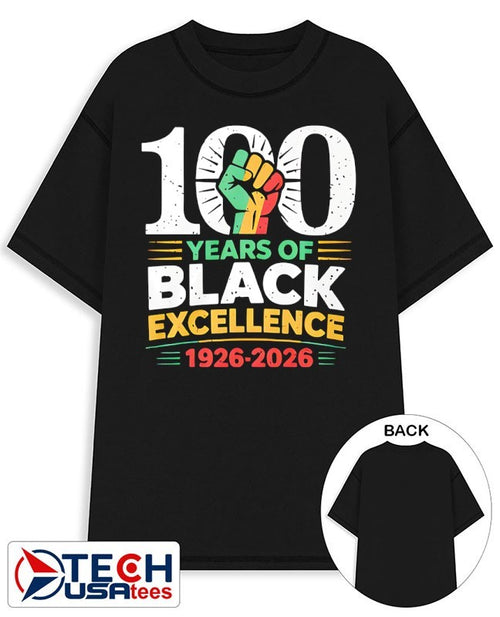 100 Years of Black Excellence 1926-2026 Black History Month shirt