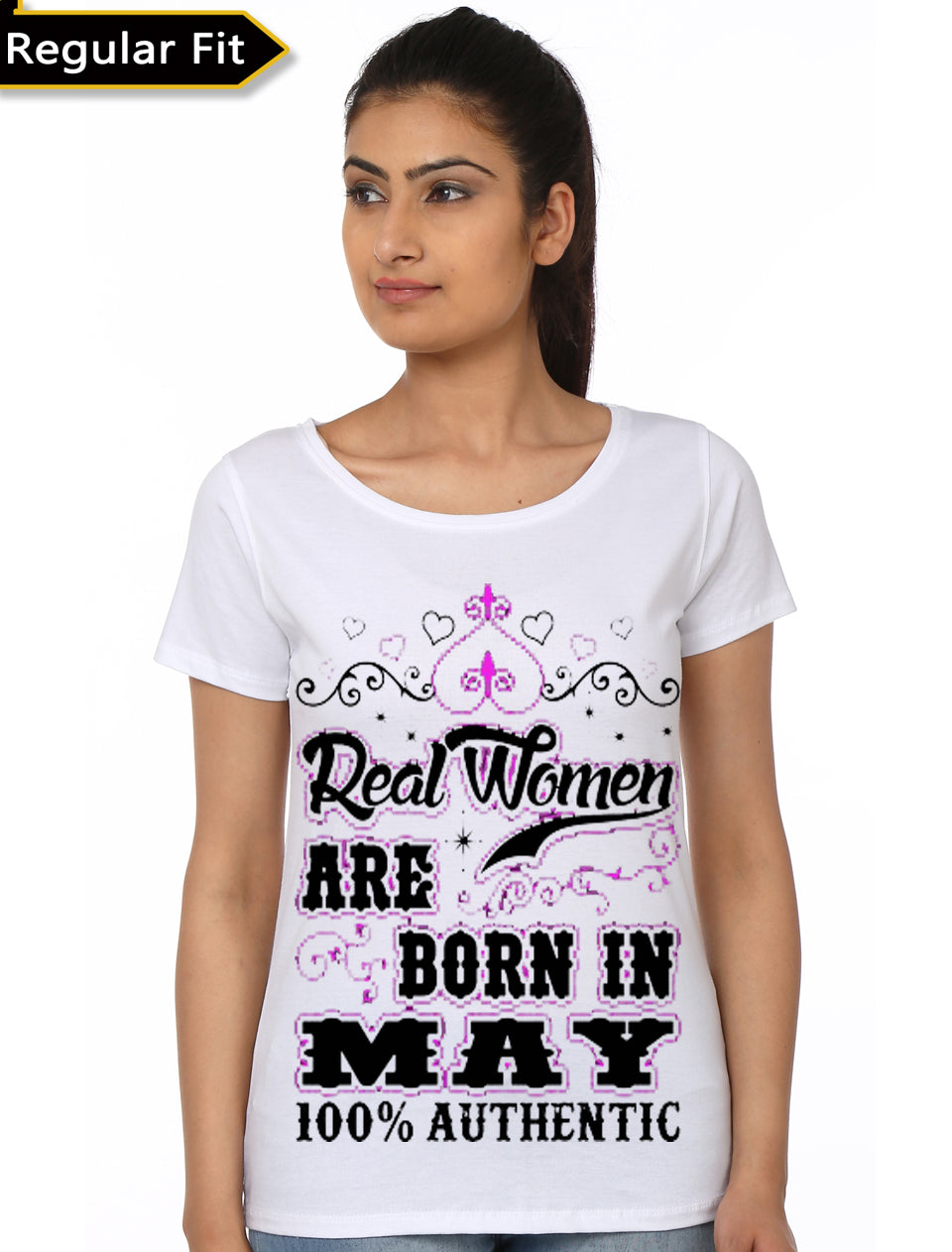Real Women Are Born In May T-Shirt Hoodie, Sweatshirt | PureTeeCo.com