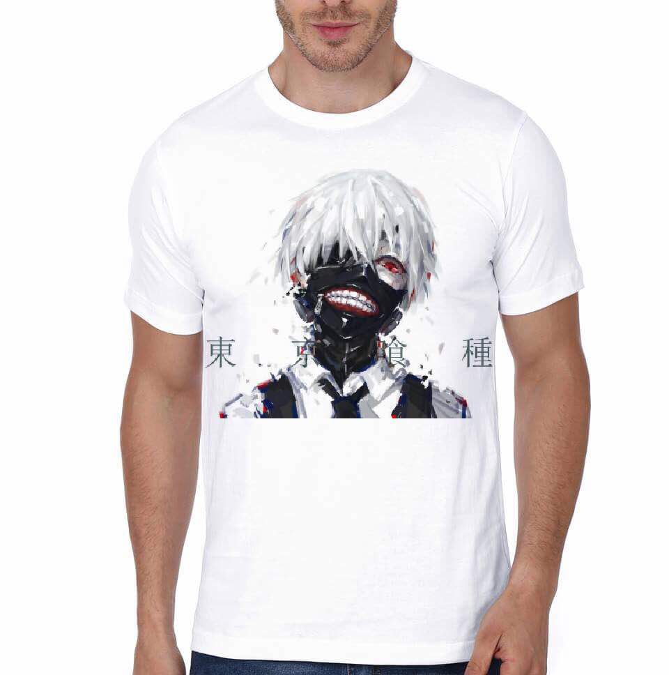 Tokyo Ghoul Kaneki White T-Shirt Hoodie, Sweatshirt | PureTeeCo.com