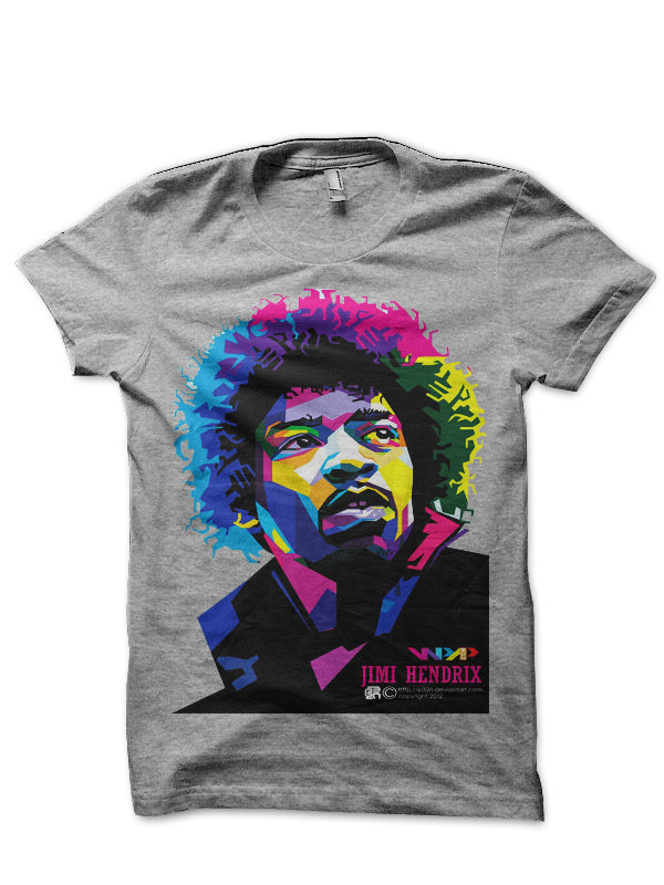 Jimi Hendrix Half Sleeve T-Shirt Style001 Hoodie, Sweatshirt | PureTeeCo.com