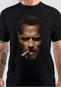 Arnold Schwarzenegger Cigar T-Shirt Hoodie, Sweatshirt | PureTeeCo.com