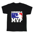 Cornhole MVP Kid's Tee Hoodie, Sweatshirt | PureTeeCo.com (Image 1)