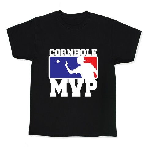 Cornhole MVP Kid's Tee Hoodie, Sweatshirt | PureTeeCo.com (Image 1)