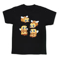 Cute Cubic Bee Pattern Kid's Tee Hoodie, Sweatshirt | PureTeeCo.com (Image 1)