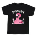 Derpy Flamingo Flerminger Kid's Tee Hoodie, Sweatshirt | PureTeeCo.com (Image 1)