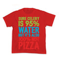 Celery Is Not Pizza Kid's Tee Hoodie, Sweatshirt | PureTeeCo.com (Image 1)