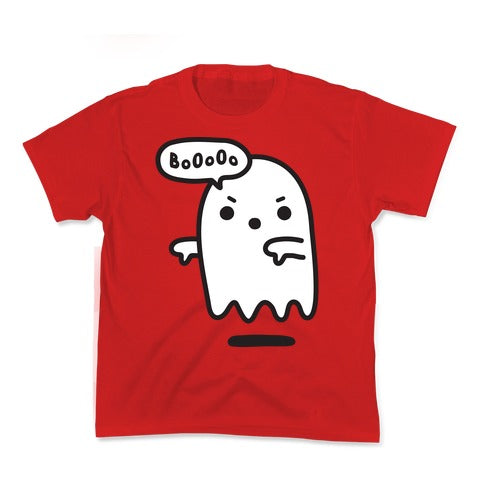 Disapproving Ghost Kid's Tee Hoodie, Sweatshirt | PureTeeCo.com (Image 1)