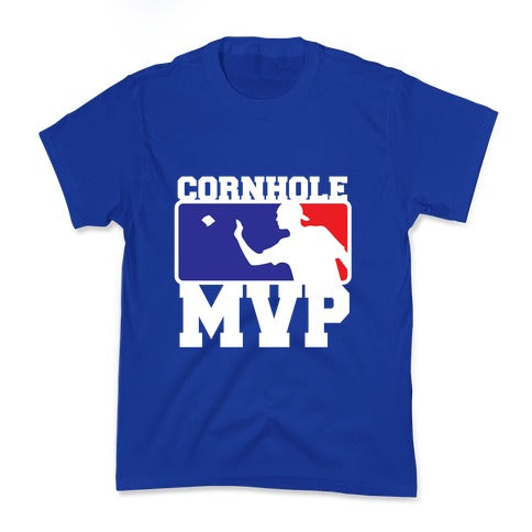 Cornhole MVP Kid's Tee Hoodie, Sweatshirt | PureTeeCo.com (Image 4)