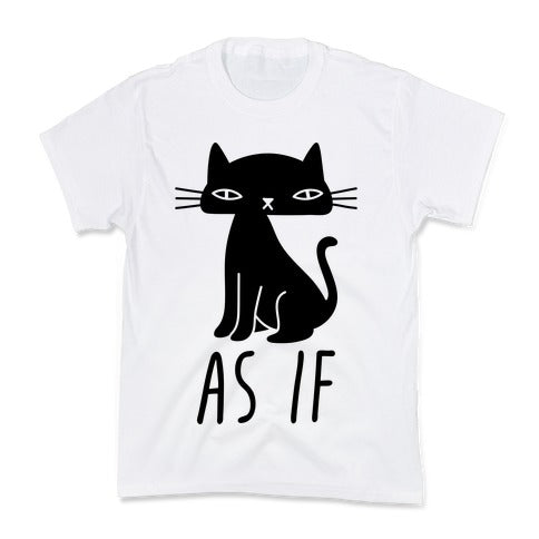 As If Cat Kid's Tee Hoodie, Sweatshirt | PureTeeCo.com (Image 2)