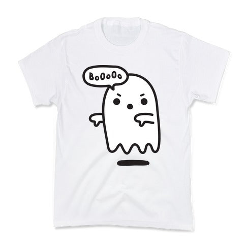 Disapproving Ghost Kid's Tee Hoodie, Sweatshirt | PureTeeCo.com (Image 2)