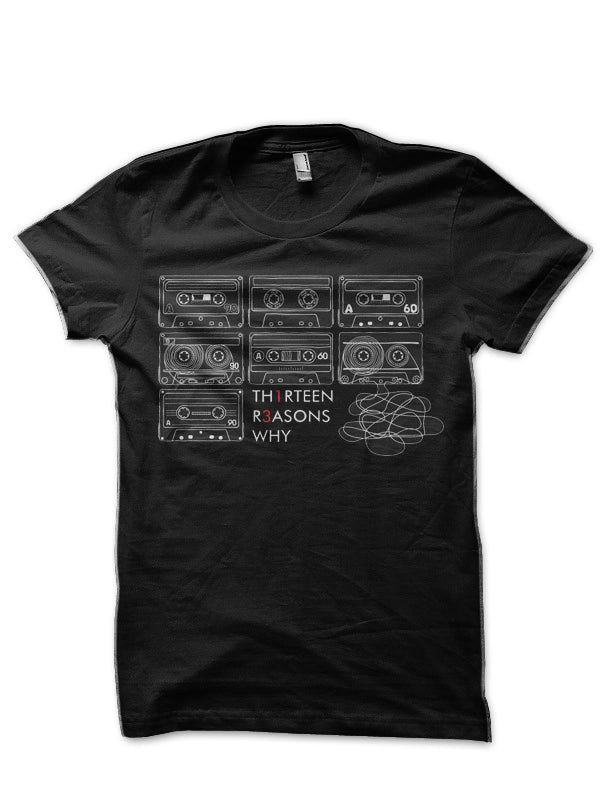 13 Reasons Why Black T-Shirt Style002 Hoodie, Sweatshirt | PureTeeCo.com