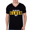 Clash V-Neck Mens T-Shirt Hoodie, Sweatshirt | PureTeeCo.com