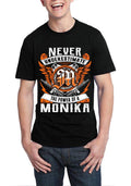 Never Underestimate Power Of Monika T-Shirt Hoodie, Sweatshirt | PureTeeCo.com