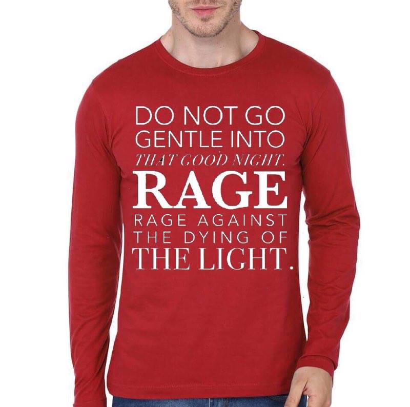Rage Red Full Sleeve T-Shirt Hoodie, Sweatshirt | PureTeeCo.com