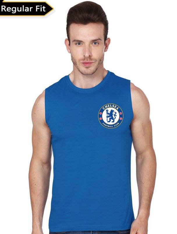 Chelsea Royal Blue Sports Vest T-Shirts, Hoodie, Sweatshirt | PureTeeCo.com